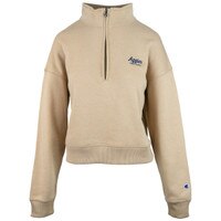 Women's champion aggies embroidered 1/4 zip tan sweatshirt